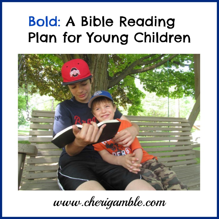 Bold A Reading Plan for Young Children